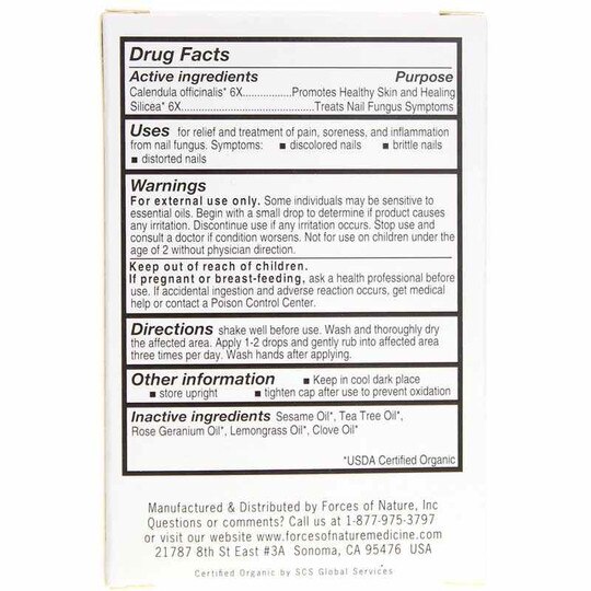 Nail Fungus Organic Anti-Fungal, FON
